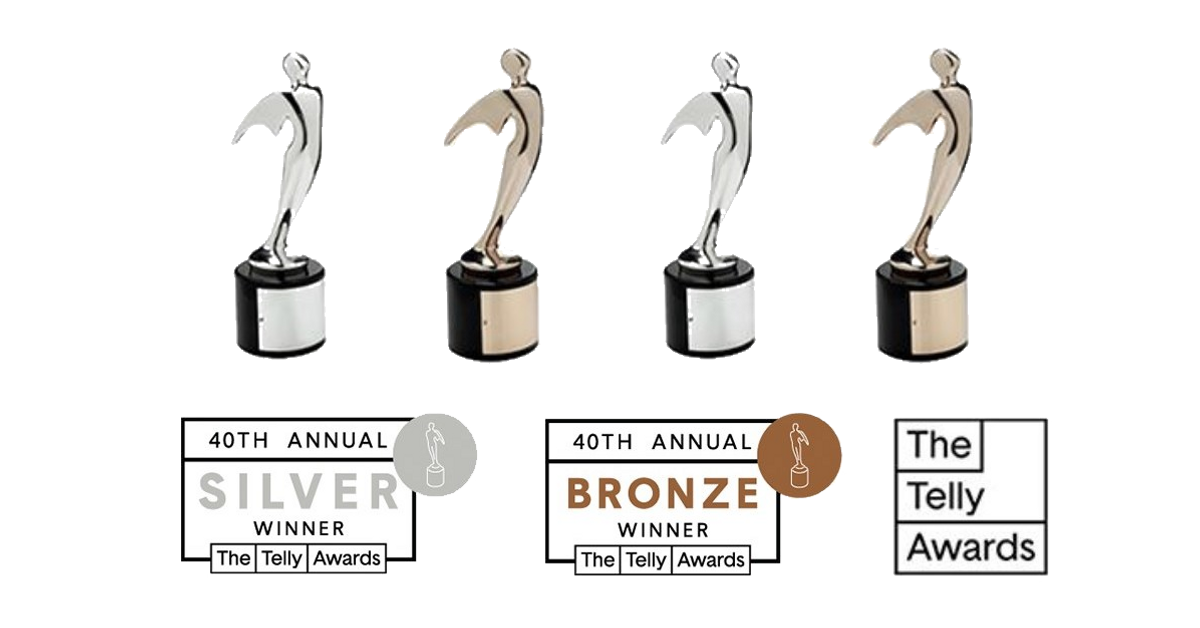 Telly Award recognition for creative work led by Ernie